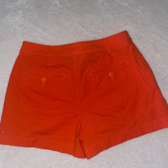 Vintage Ralph Lauren Bright Orange Beach Shorts - Picture 5 of 6